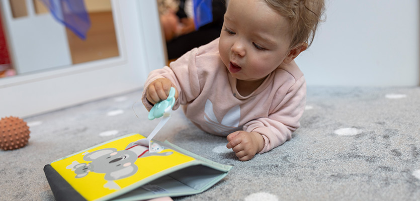 Spelenderwijs bewegen baby